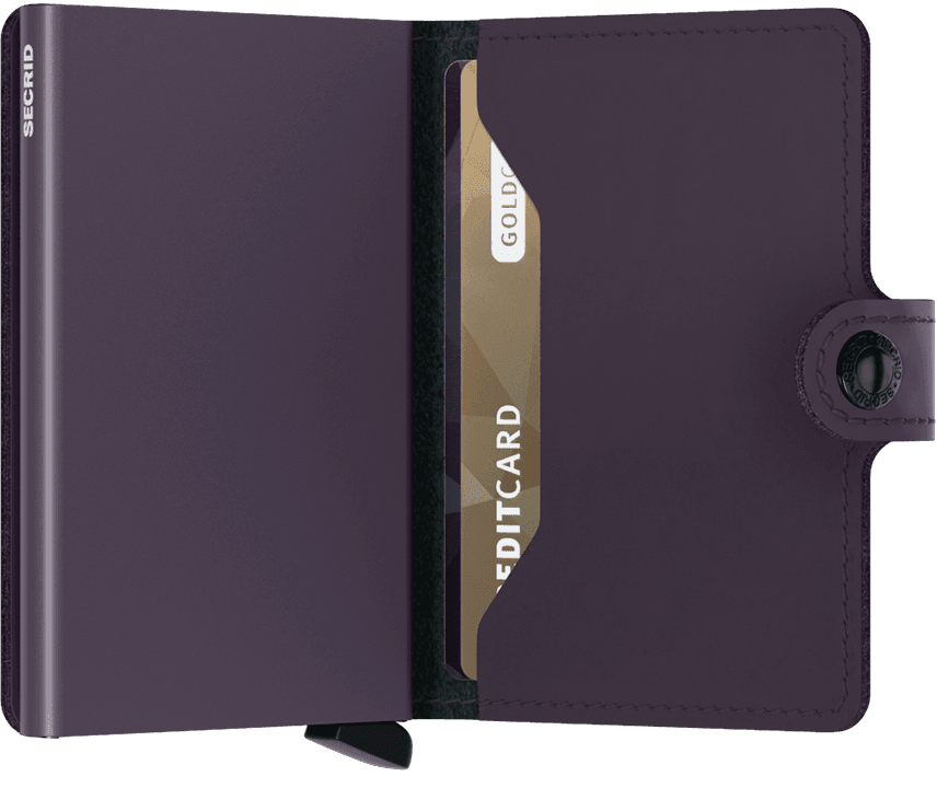 SECRID MINIWALLET MATTE DARK PURPLE - WATERKANT Store -Hamburg Ottensen Altona