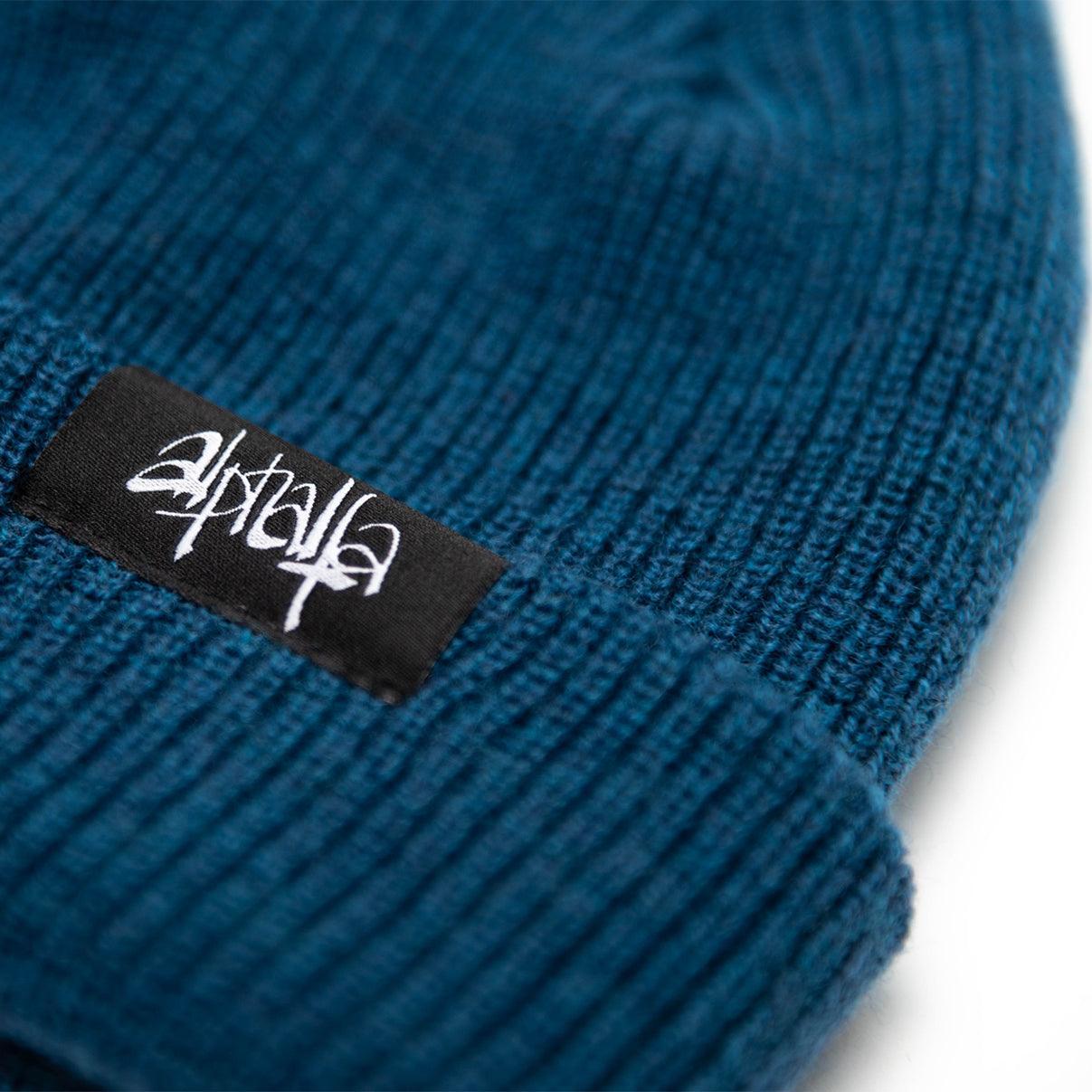 Alphalfa Evart Beanie-petrol melange - WATERKANT Store -Hamburg Ottensen Altona