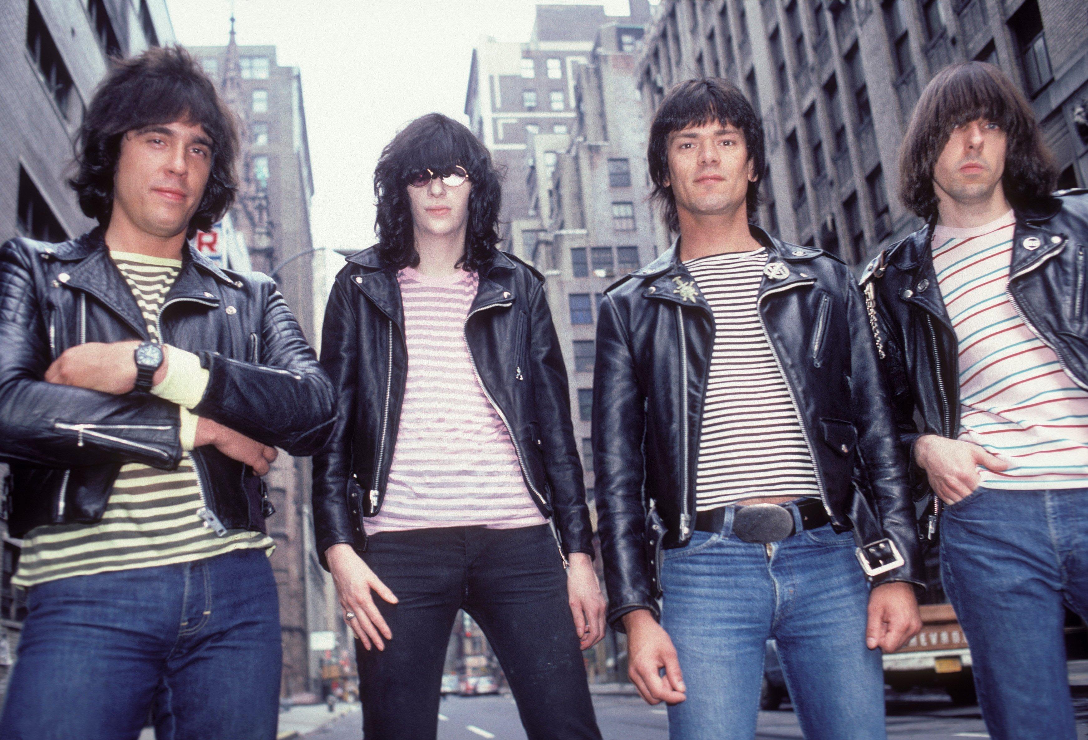 The Ramones - NYC in 1981 (photo by Ebet Roberts)