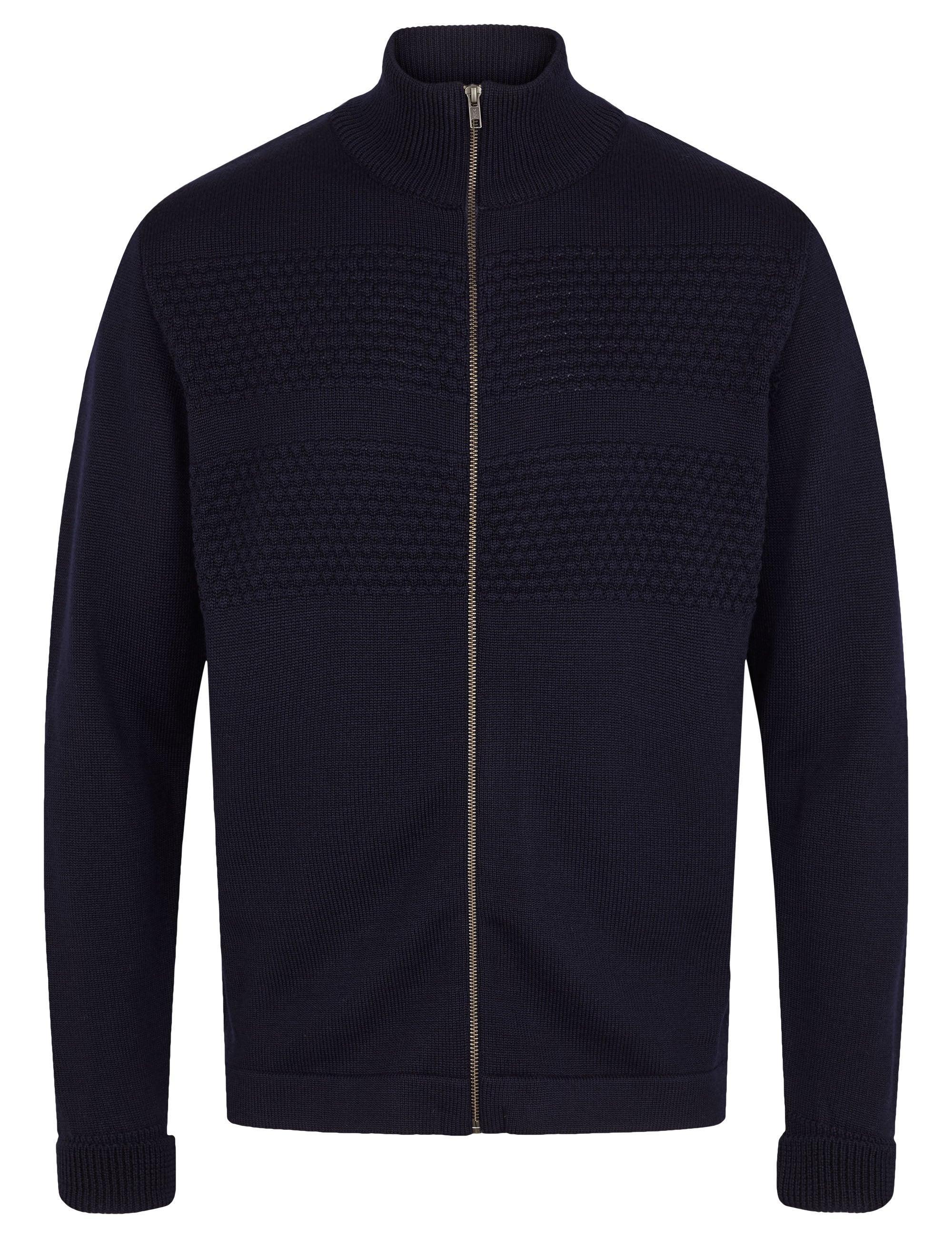 KLITMØLLER COLLECTIVE MARINUS KNIT CARDIGAN-NAVY - WATERKANT Store -Hamburg Ottensen Altona