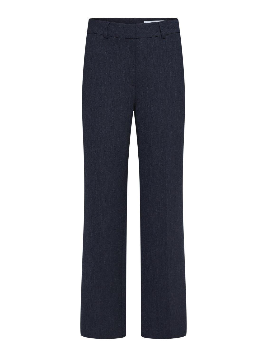 SELECTED FEMME SLFRITA MW WIDE PANT DARK SAP MEL Dark Sapphire - WATERKANT Store -Hamburg Ottensen Altona