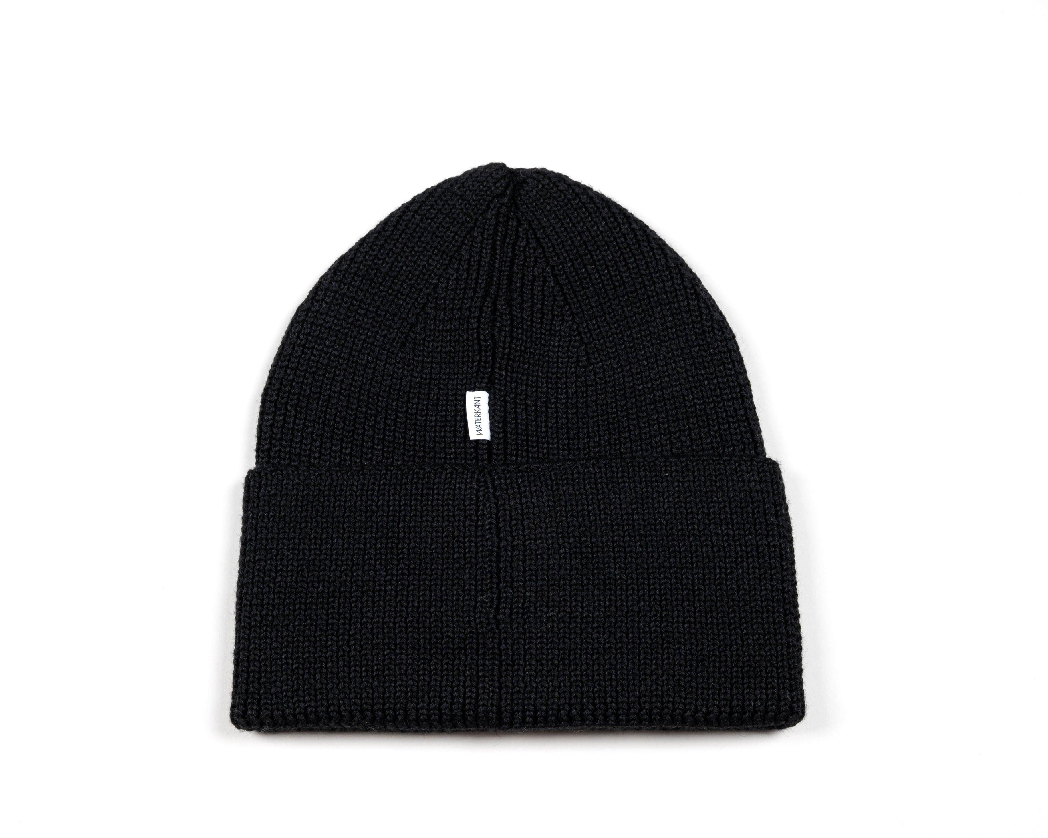 WATERKANT BEANIE H6-BLACK - WATERKANT Store -Hamburg Ottensen Altona