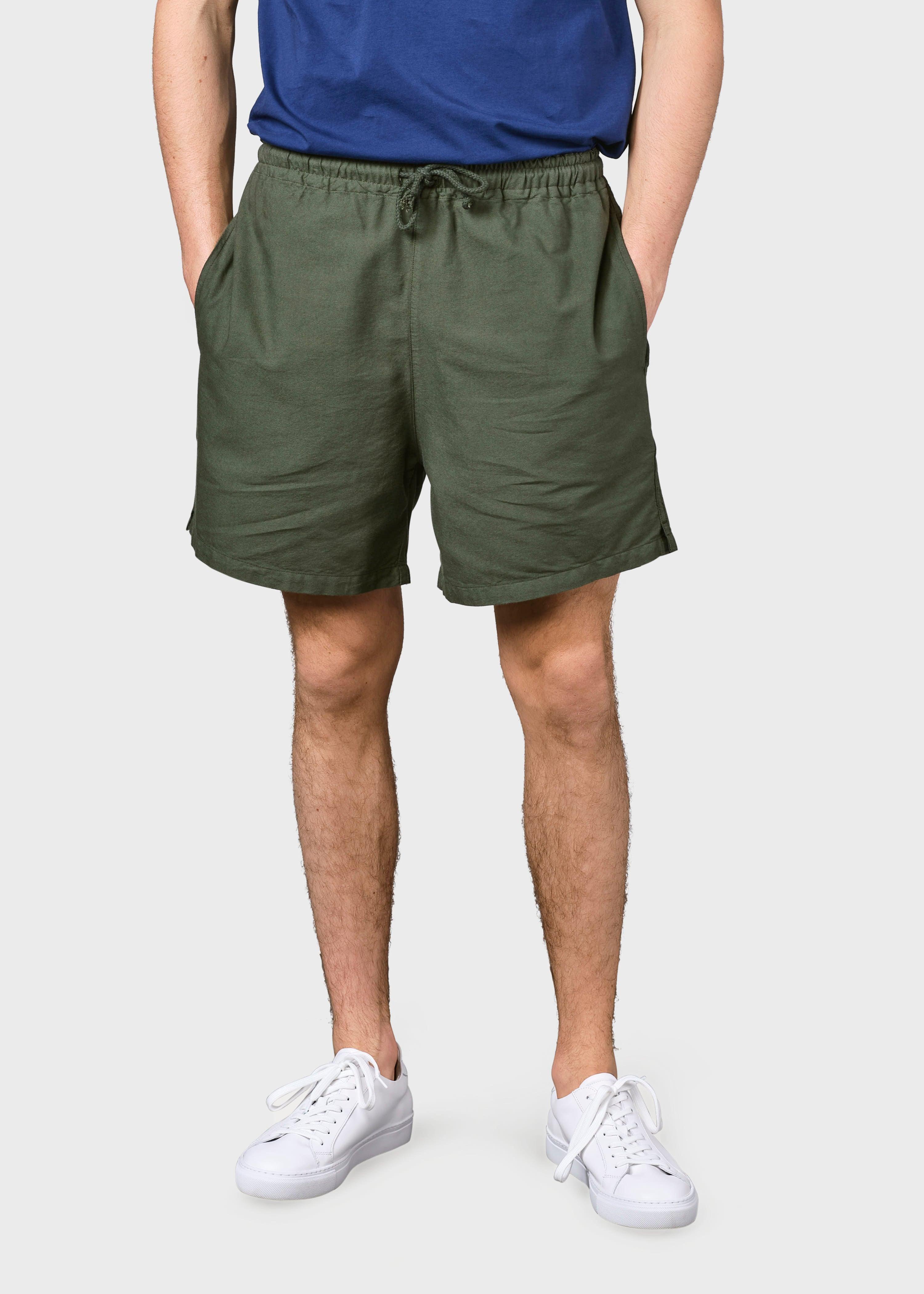 KLITMØLLER COLLECTIVE BERTRAM SHORTS-OLIVE - WATERKANT Store -Hamburg Ottensen Altona