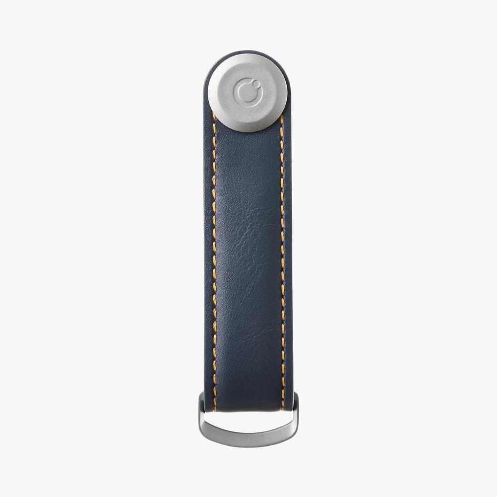 ORBITKEY LEATHER KEY ORGANISER-NAVY TAN - WATERKANT Store -Hamburg Ottensen Altona